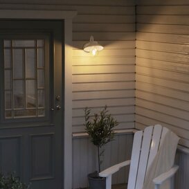 Buiten wandlamp Vega Mini wit neerwaarts