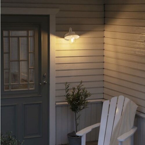 Klassieke buitenlamp Vega Neerwaarts 1-lichts wit