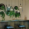 Ztahl Moderne hanglamp Riva 7-lichts vernikkeld