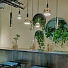 Ztahl Moderne hanglamp Riva 7-lichts vernikkeld