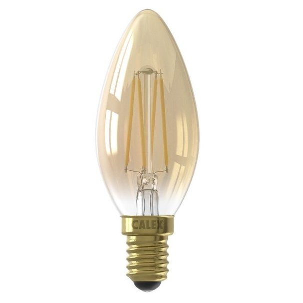 Calex Lichtbron Calex E14 LED 3,5W Kaars Amber dimbaar