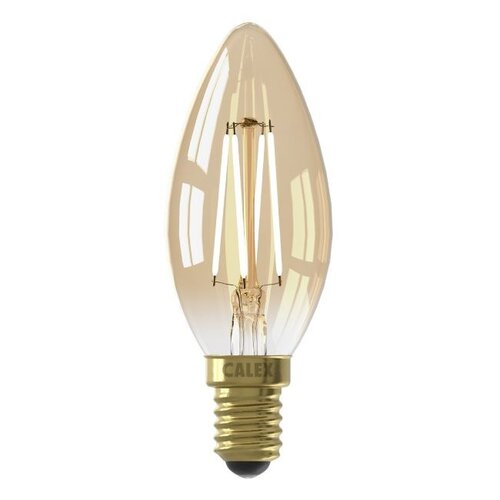 Lichtbron Calex E14 LED 3,5W Kaars Amber dimbaar