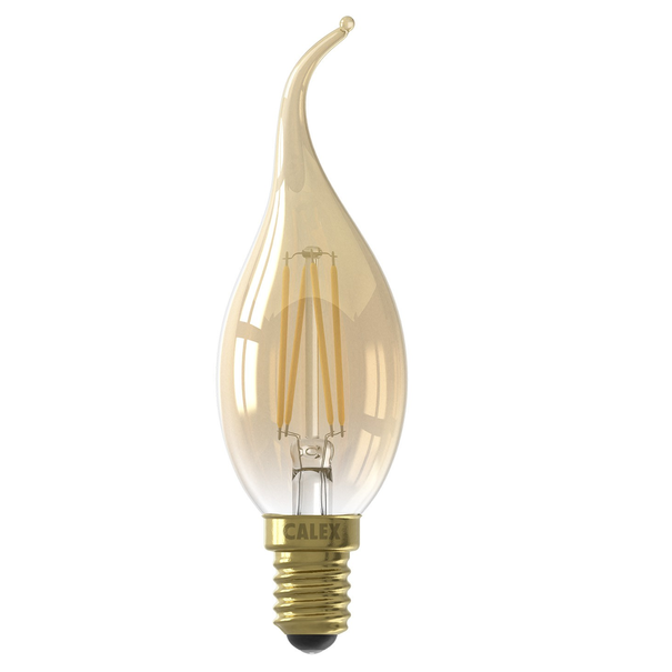 Calex Lichtbron Calex E14 LED 3,5W Classic Kaars Amber dimbaar