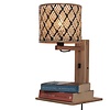 GOOD & MOJO Landelijke Retro wandlamp Java 1-lichts naturel zwart