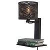 GOOD & MOJO Landelijke Stoere wandlamp Java 1-lichts zwart