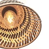 GOOD & MOJO Landelijke wandlamp Java 1-lichts naturel zwart