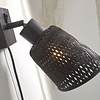 GOOD & MOJO Landelijke Stoere wandlamp Java 1-lichts zwart