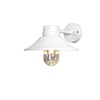 Konstsmide Moderne buiten wandlamp Vega 1-lichts wit