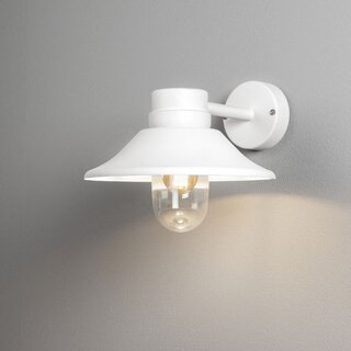 Buiten wandlamp Vega 1-lichts wit