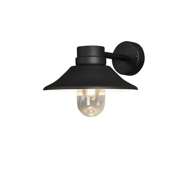 Konstsmide Moderne - buiten wandlamp - Vega - 1-lichts - zwart