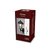 Konstsmide Klassieke buiten wandlamp Parma zwart met bewegingssensor
