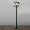 Konstsmide Klassieke staande buitenlamp Parma 3-lichts 218 cm groen