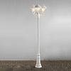 Konstsmide Klassieke staande buitenlamp Parma 3-lichts 218 cm wit
