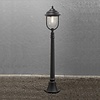 Konstsmide Klassieke staande buitenlamp Parma 1-lichts 118 cm zwart