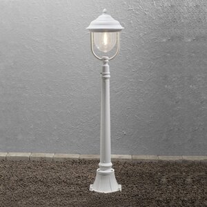 Konstsmide Klassieke staande buitenlamp Parma 1-lichts 118 cm wit