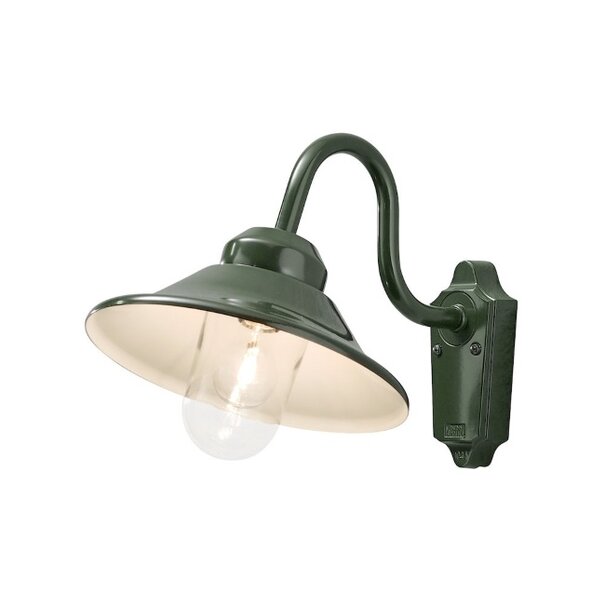Konstsmide Klassieke buiten wandlamp Vega 1-lichts groen