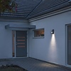 Konstsmide Moderne buiten wandlamp Potenza 1-lichts grijs