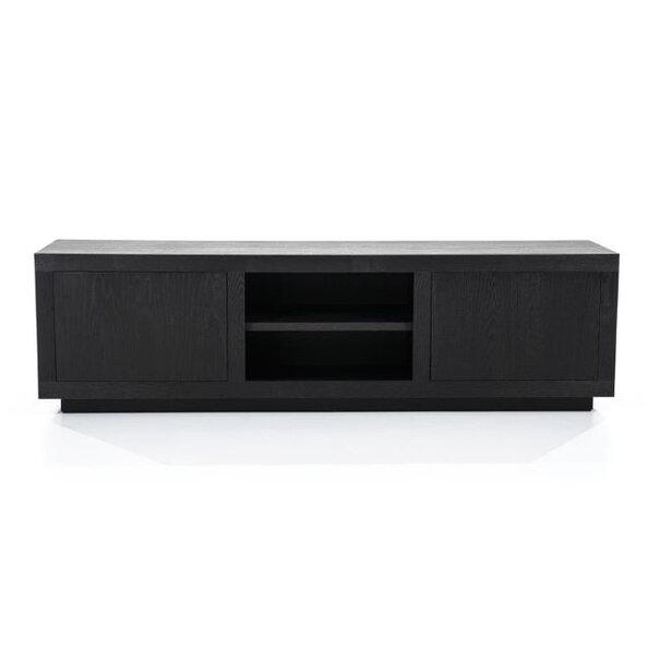 Eleonora Modern TV meubel Helsinki 160 cm 2 deurs zwart