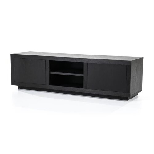 Modern TV meubel Helsinki 160 cm 2 deurs zwart