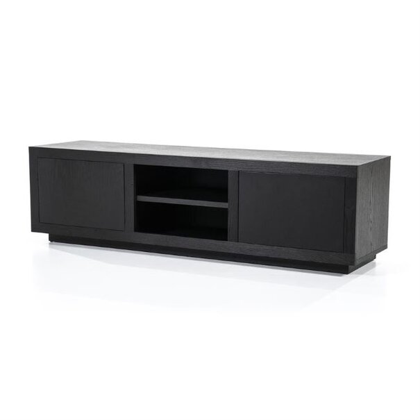 Eleonora Modern TV meubel Helsinki 160 cm 2 deurs zwart
