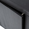 Eleonora Modern TV meubel Helsinki 160 cm 2 deurs zwart