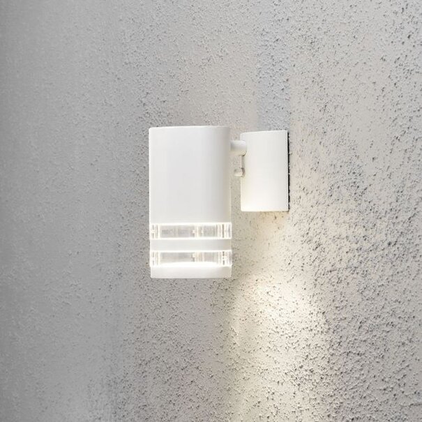 Konstsmide Moderne - buiten wandlamp - Modena - dubbel strip - 1-lichts - wit