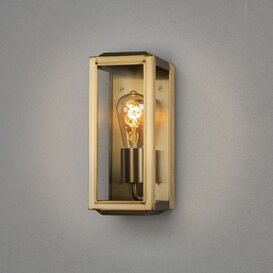 Buiten wandlamp Carpi brons 18 cm