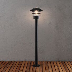 Staande buitenlamp Modena 1-lichts zwart 98 cm