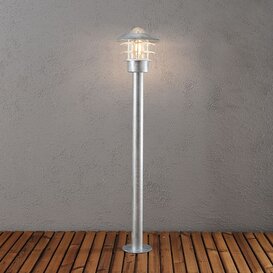 Staande buitenlamp Modena 1-lichts staal 98 cm
