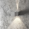 Konstsmide Moderne buiten wandlamp Modena 1-lichts 10 cm staal