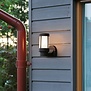 Moderne - Buiten Wandlamp - Zwart - 23,5 cm - 1-lichts - Siena