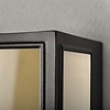 Konstsmide Moderne buiten wandlamp Carpi 30 cm zwart brons