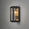 Konstsmide Moderne buiten wandlamp Carpi 18 cm zwart brons