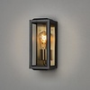 Konstsmide Moderne buiten wandlamp Carpi 18 cm zwart brons