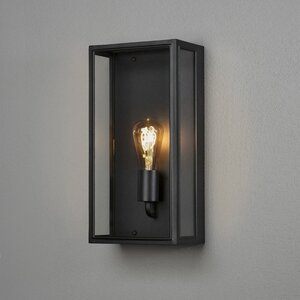 Konstsmide Moderne buiten wandlamp Carpi 40 cm zwart