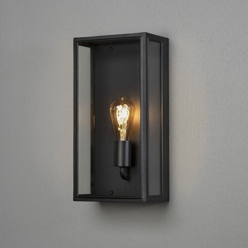 Moderne buiten wandlamp Carpi 40 cm zwart