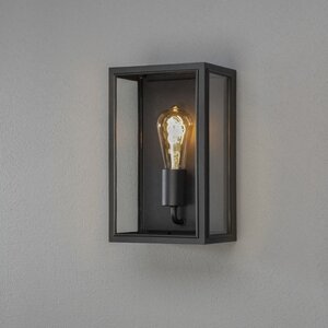 Konstsmide Moderne buiten wandlamp Carpi 30 cm zwart