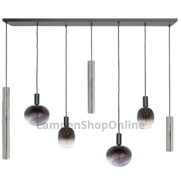 Ztahl Moderne - Hanglamp - Vernikkeld - 7 lichts - Riva