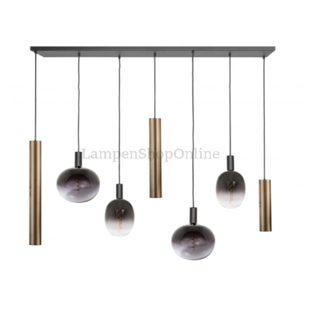 Ztahl Moderne - Hanglamp - Platinum - 7 lichts - Riva