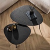 BelaLuz Moderne Industriële salontafel Vela 2 set zwart