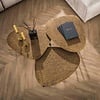 BelaLuz Moderne Industriële salontafel Cleo 3 set brons