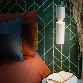 Hanglamp Pencil 2-lichts mat zand