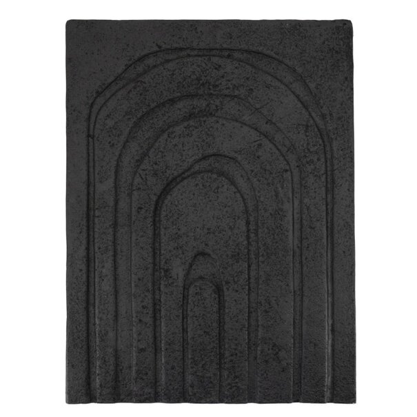By-Boo wandpaneel Echo 60 x 80 cm zwart