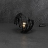Ztahl Industriële Design tafellamp Terra 1-lichts zwart