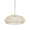 By-Boo Landelijke Ibiza Stijl Hanglamp Aya 1 1-lichts naturel
