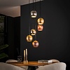 BelaLuz Design Moderne hanglamp Circo 6-lichts getrapt