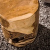 BelaLuz Landelijke bijzettafel Live Ø 30 cm teakhout