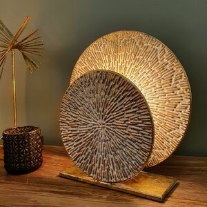 BelaLuz Industriële Moderne tafellamp Altin small 1-lichts goud