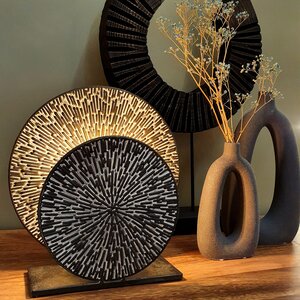 BelaLuz Industriële Moderne tafellamp Altin small 1-lichts zwart