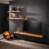 BelaLuz Landelijke Wandplank Gaia 200 cm acaciahout
